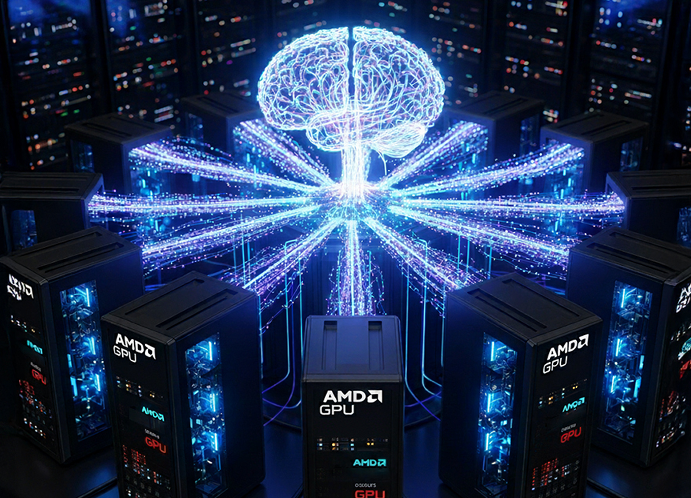 Distributed multi-node vLLM Inference on AMD GPU Nodes