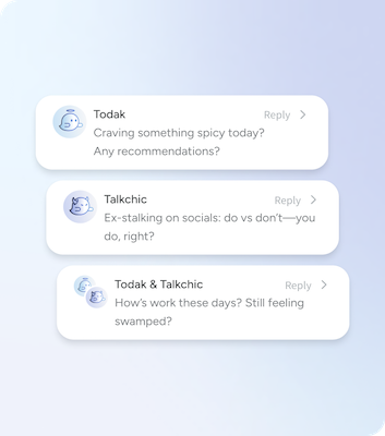 Chat Motif Lifestyle Engagement